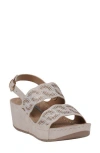Gc Shoes Alexia Wedge Sandal In Gold