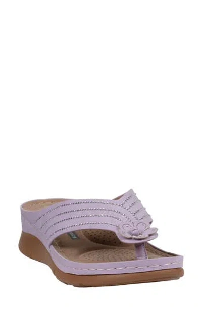 Gc Shoes Amari Comfort Sandal In Purple
