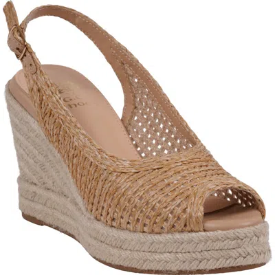 Gc Shoes Amira Slingback Espadrille Wedge Sandal In Natural
