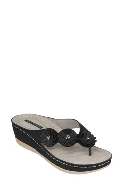 GC SHOES GC SHOES AMMIE FLOWER EDGE SANDAL