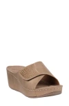 Gc Shoes Annora Wedge Sandal In Gold