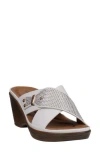 Gc Shoes Ash Comfort Wedge Sandal In White