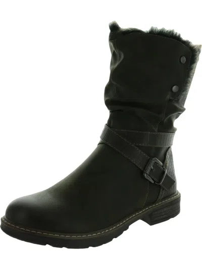 Gc Shoes Bailey Womens Leather Cold Weather Winter Boots In Green