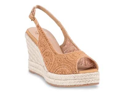 Gc Shoes Bowery Espadrille Wedge Sandal In Brown