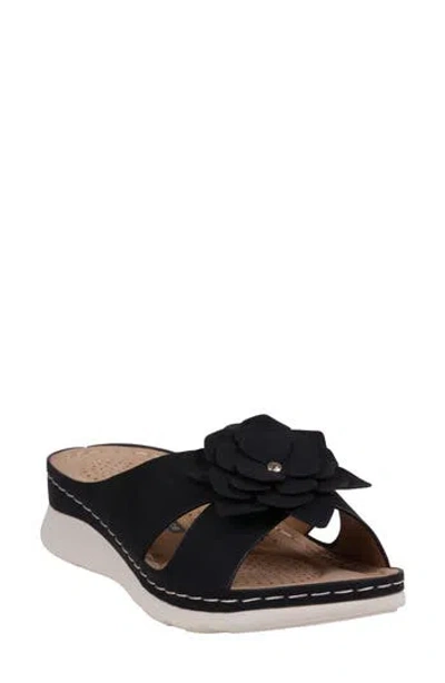 Gc Shoes Claire Comfort Slide Sandal In Black