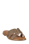 Gc Shoes Clara Rhinestone Slide Sandal In Gold