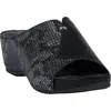 Gc Shoes Dacia Wedge Slide Sandal In Black