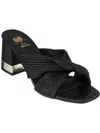 Gc Shoes Dara Womens Faux Leather Mule Sandals In Black