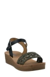 Gc Shoes Faye Ankle Strap Sandal In Black