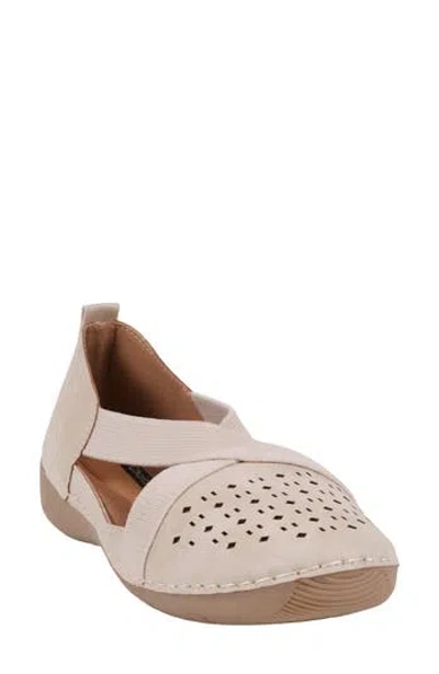 Gc Shoes Genny Flat In Beige