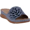 Gc Shoes Honey Comfort Platform Slide Sandal In Blue