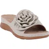 Gc Shoes Honey Comfort Platform Slide Sandal In Grey