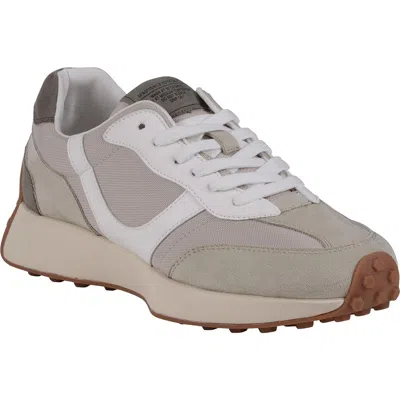 Gc Shoes Howell Womens Faux Suede Retro Casual And Fashion Sneakers In White,khaki