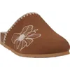 Gc Shoes Jamie Flower Clog In Cognac