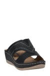 Gc Shoes Johanna Wedge Sandal In Black