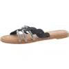 Gc Shoes Jolie Womens Embellished Manmade Slide Sandals