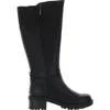 Gc Shoes Jonah Womens Buckle Faux Leather Knee-high Boots In Black