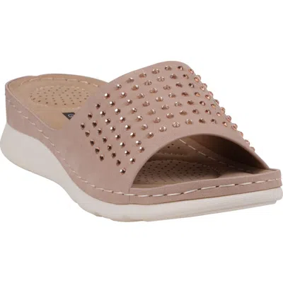 Gc Shoes Julie Comfort Slide Sandal In Blush