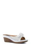 Gc Shoes Juliet Wedge Sandal In White