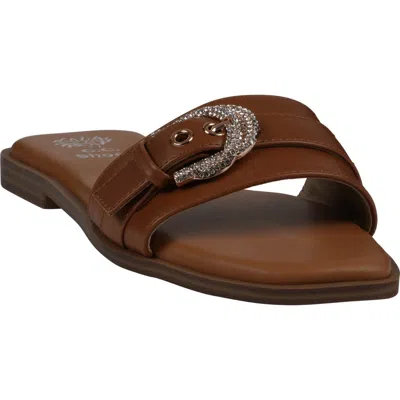 Gc Shoes Kenna Slide Sandal In Tan
