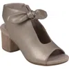 Gc Shoes Women's Kimora Knot Detail Block Heel Dress Sandals In Gold