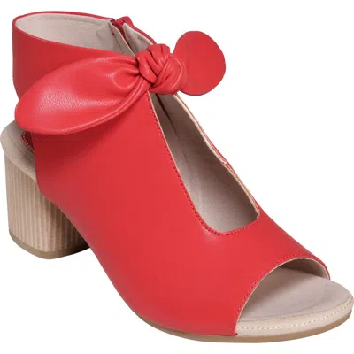 GC SHOES GC SHOES KIMORA BOW BLOCK HEEL BOOTIE