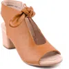Gc Shoes Women's Kimora Knot Detail Block Heel Dress Sandals In Tan
