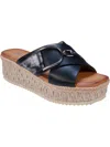 Gc Shoes Lindsey Womens Faux Leather Espadrilles In Black