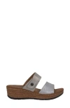 Gc Shoes Meli Comfort Wedge Sandal In Silver