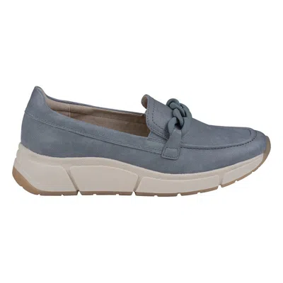 Gc Shoes Women's Molly Chain Hardware Slip On Sneakers In Blue