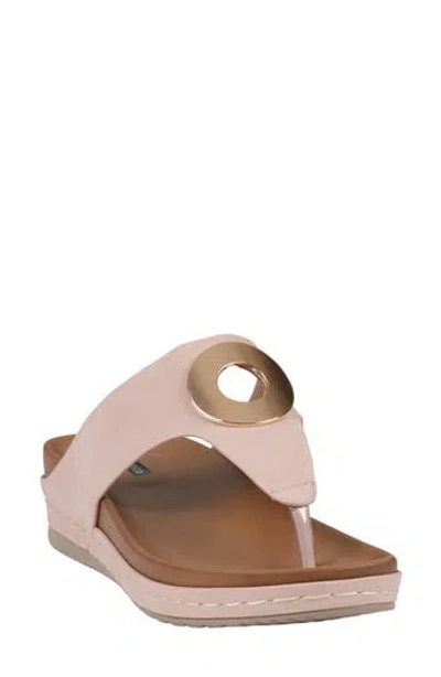 Gc Shoes Seli Comfort Slide Sandal In Blush