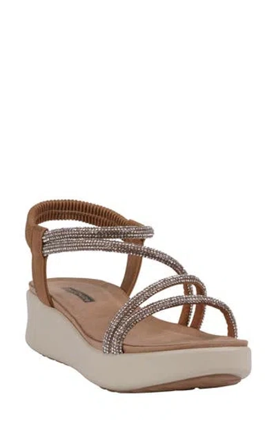Gc Shoes Sol Comfort Platform Sandal In Gold