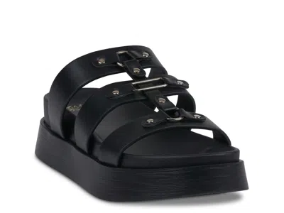 Gc Shoes Stevie Wedge Sandal In Black