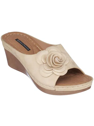 Gc Shoes Tokyo Floral Wedge Sandal In Gold