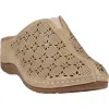 Gc Shoes Vale Laser Cut Wedge Mule In Brown