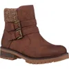 Gc Shoes Valli Womens Faux Leather Side Zipper Ankle Boots In Brown