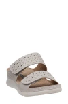 Gc Shoes Verna Slide Sandal In Silver