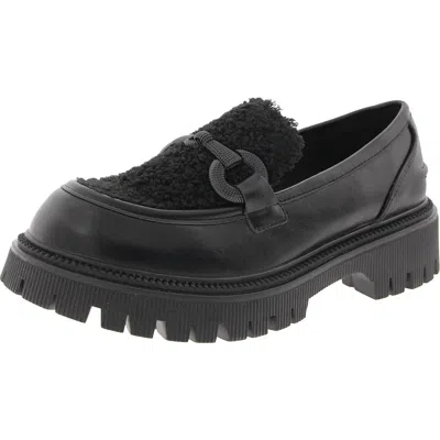 Gc Shoes Vince Womens Solid Faux Leather Loafers