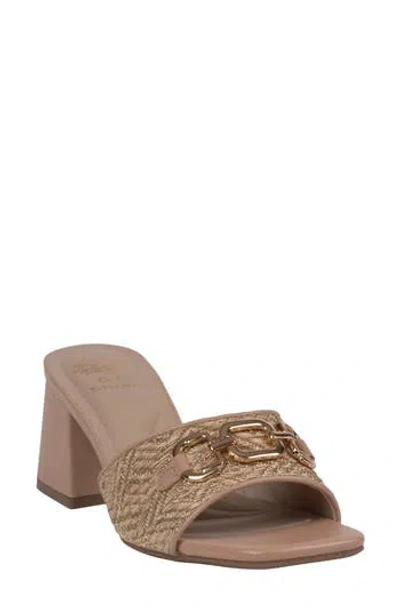 Gc Shoes Wanda Block Heel Sandal In Nude