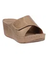 Gc Shoes Annora Wedge Sandal In Gold