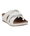 Gc Shoes Women's Betsy Embellished Wedge Sandals In White