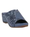 GC SHOES WOMEN'S DACIA SLIP ON WEDGE SANDALS