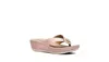 Gc Shoes Women's Dafni Thong Comfort Wedge Sandals In Blush