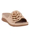 Gc Shoes Honey Comfort Platform Slide Sandal In Natural