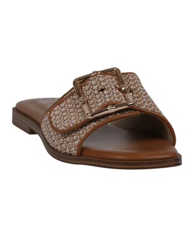 GC SHOES WOMEN'S INDIE WOVEN BUCKLE FLAT SANDALS