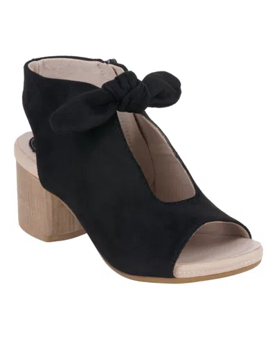 Gc Shoes Women's Kimora Knot Detail Block Heel Dress Sandals