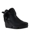 Gc Shoes Women's Lavan Bow Detail Ankle Boots In Black