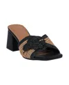 Gc Shoes Liza Block Heel Sandal In Black