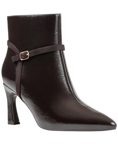 Gc Shoes Women's Ozzie Pointed-toe Buckle-strap Stiletto Heel Bootie In Burgundy