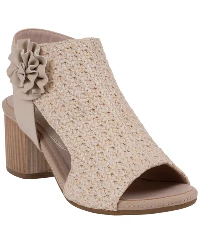 Gc Shoes Women's Round Toe Dress Sandals In White